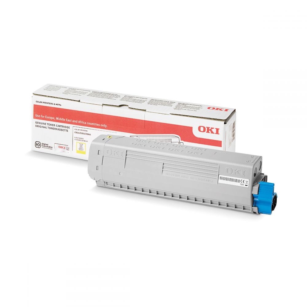 Toner Laser Oki 47095701 Yellow - 5K Pgs