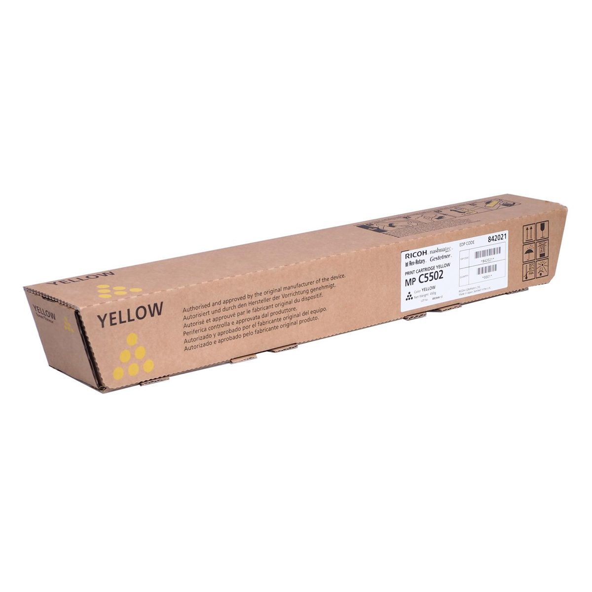 Toner Copier  Ricoh MPC5502 - 22.5K Pgs Yellow