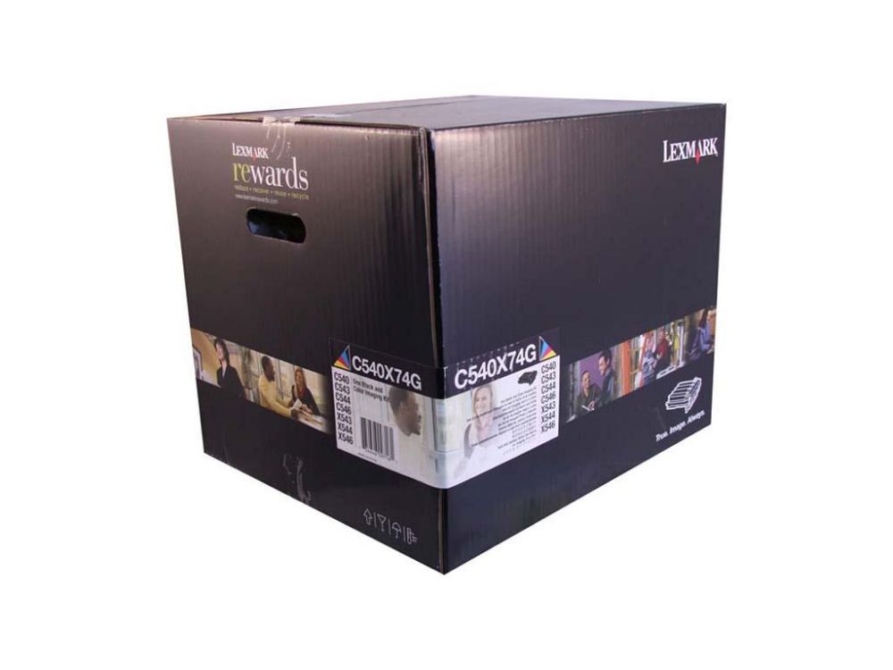 Imaging Kit Lexmark C540X74 Black and Color - 30K Pgs