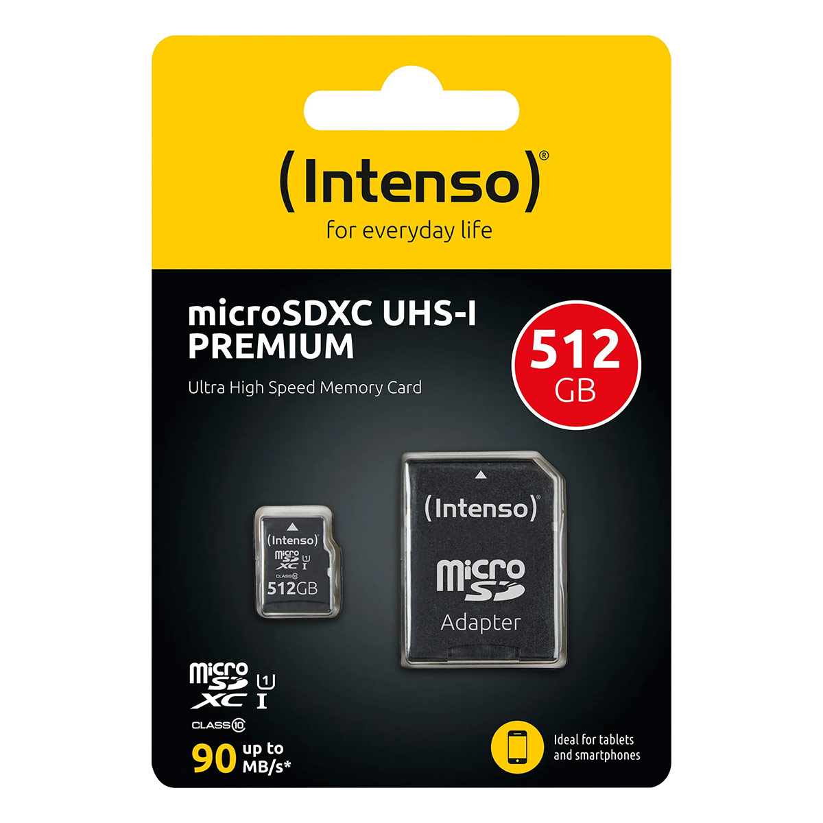 Intenso 512B Micro SD - UHS-I - PREMIUM