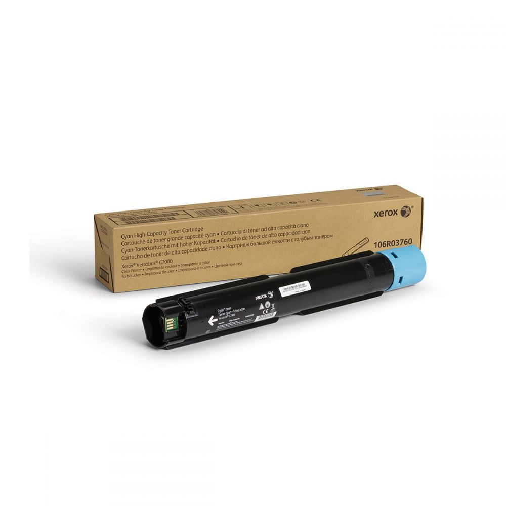 Toner Xerox 106R03768 VersaLink C7000 CYAN 8K HC