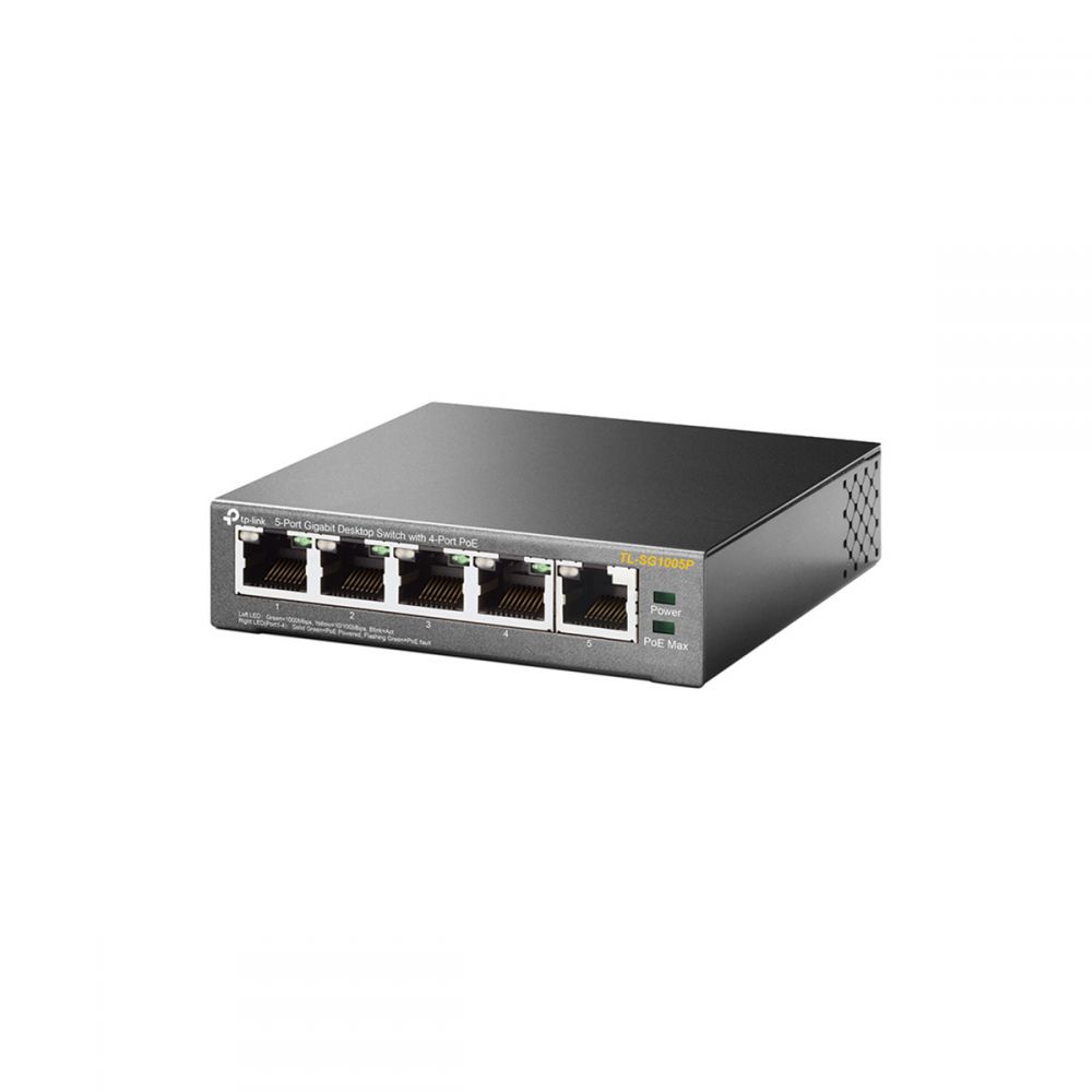 Switch TP-Link 5-Port Gigabit Desktop Switch with 4-Port PoE TL-SG1005P