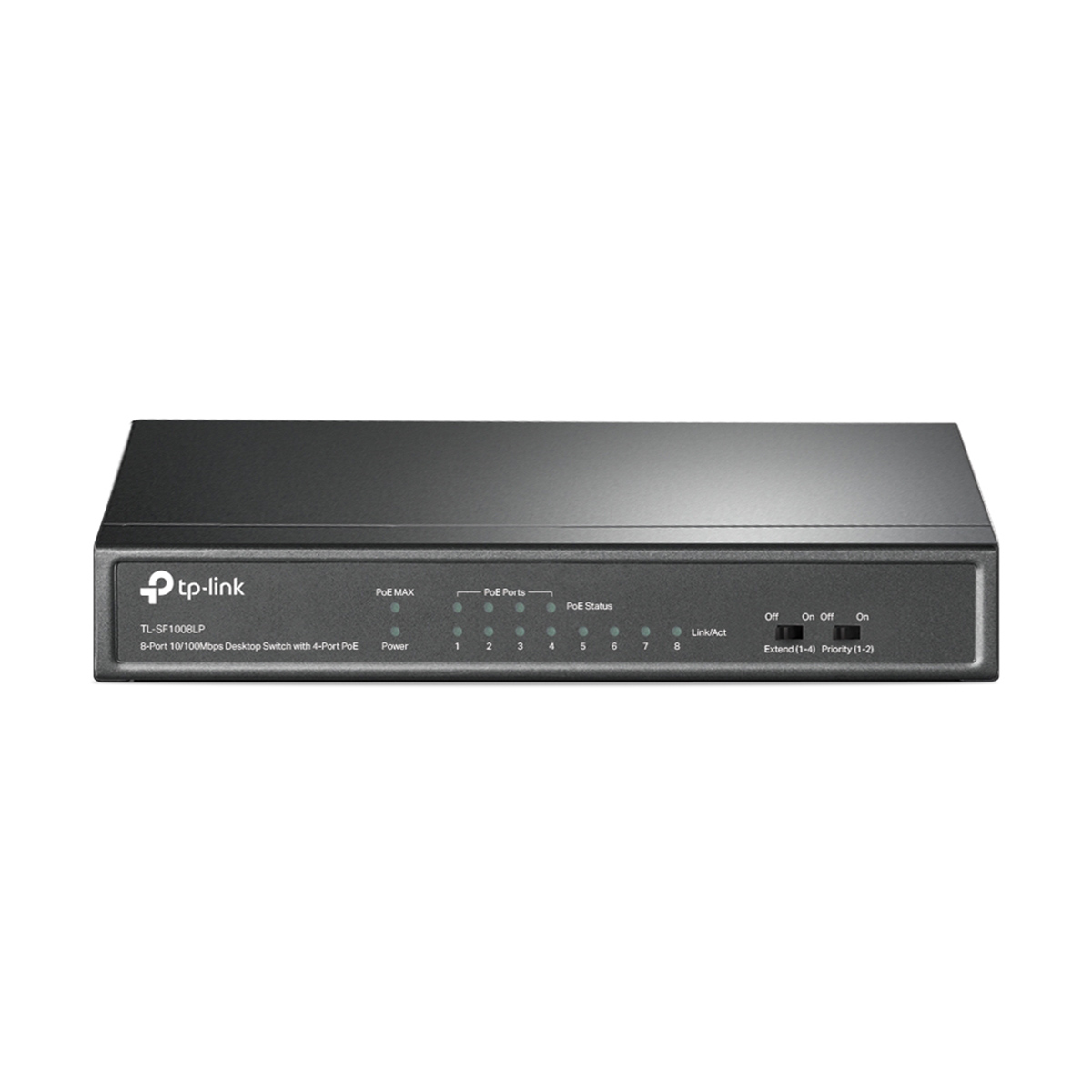 TP-Link TL-SF1008LP 8-Port 10,100Mbps Desktop PoE Switch with 4-Port PoE