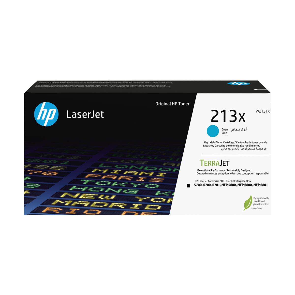 HP 213X Cyn Original LaserJet Toner Crtg