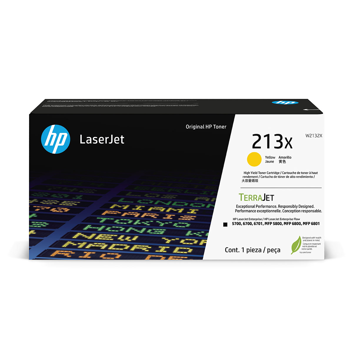 HP 213X Ylw Original LaserJet Toner Crtg