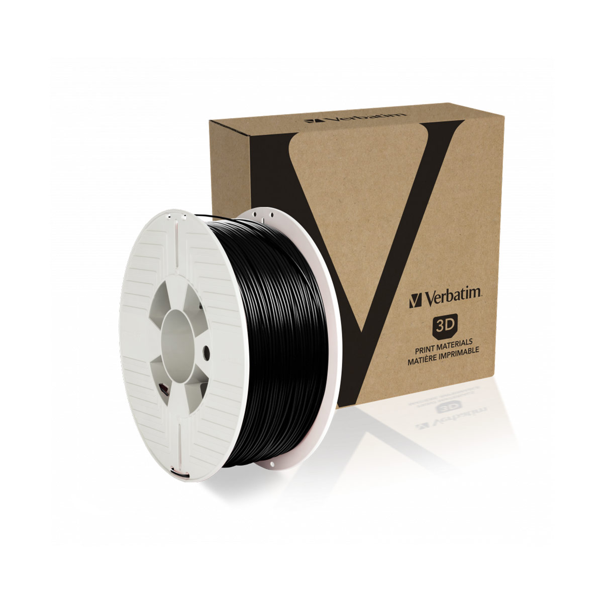Verbatim 3D Printer Filament PET-G 1.75Mm 1Kg Black