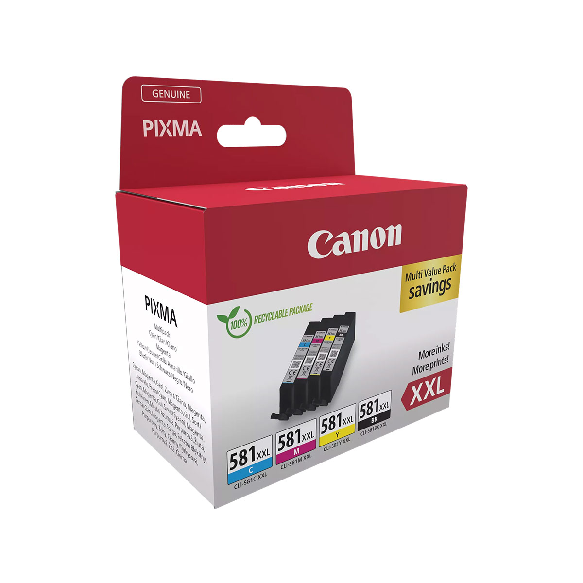 Canon Μελάνι Inkjet CLI-581XXL CMYK