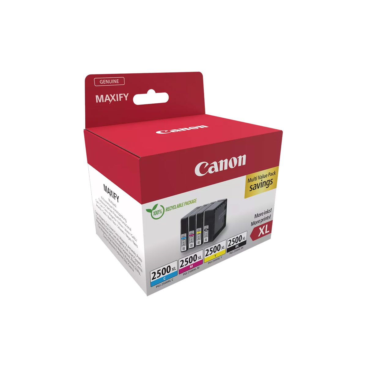 Canon Μελάνι Inkjet PGI-2500XL CMYK Multipack