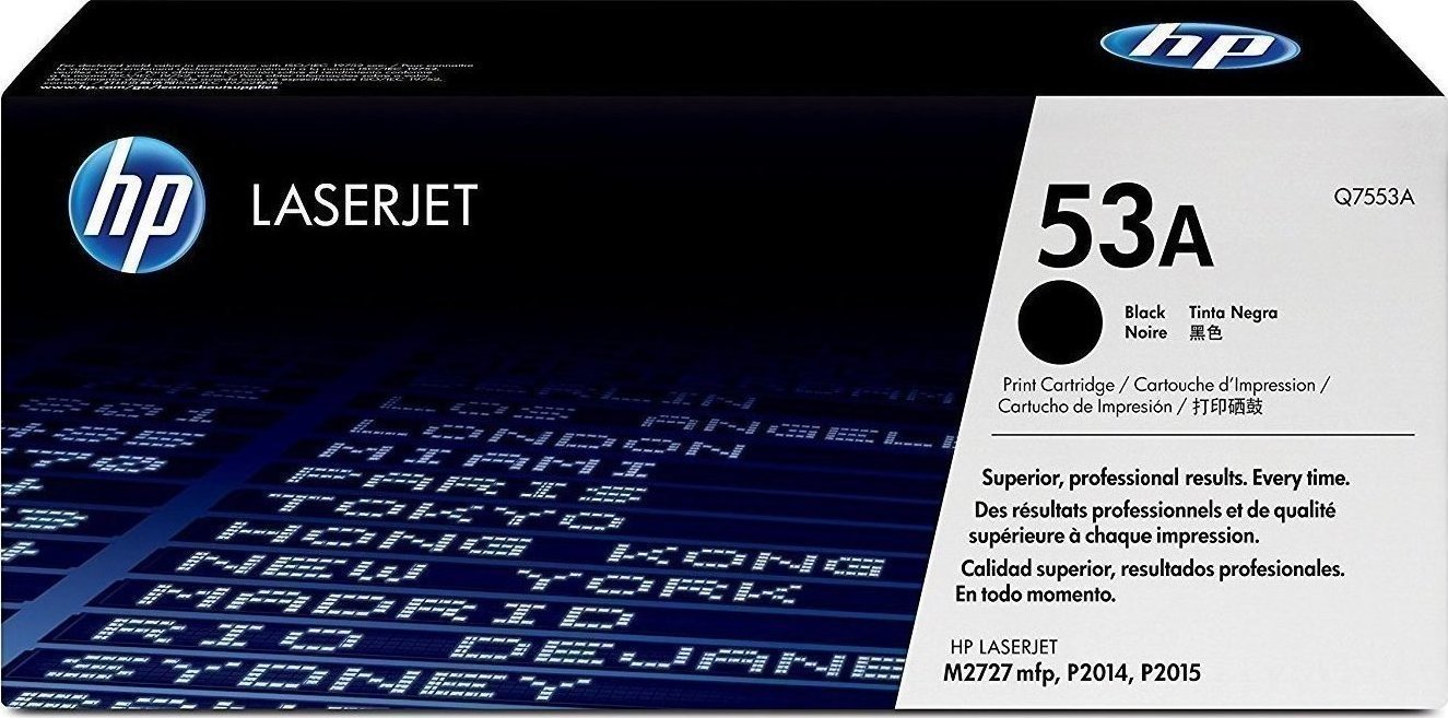 HP 53A Γνήσιο Toner Laser Εκτυπωτή Μαύρο 3000 Σελίδων (Q7553A)