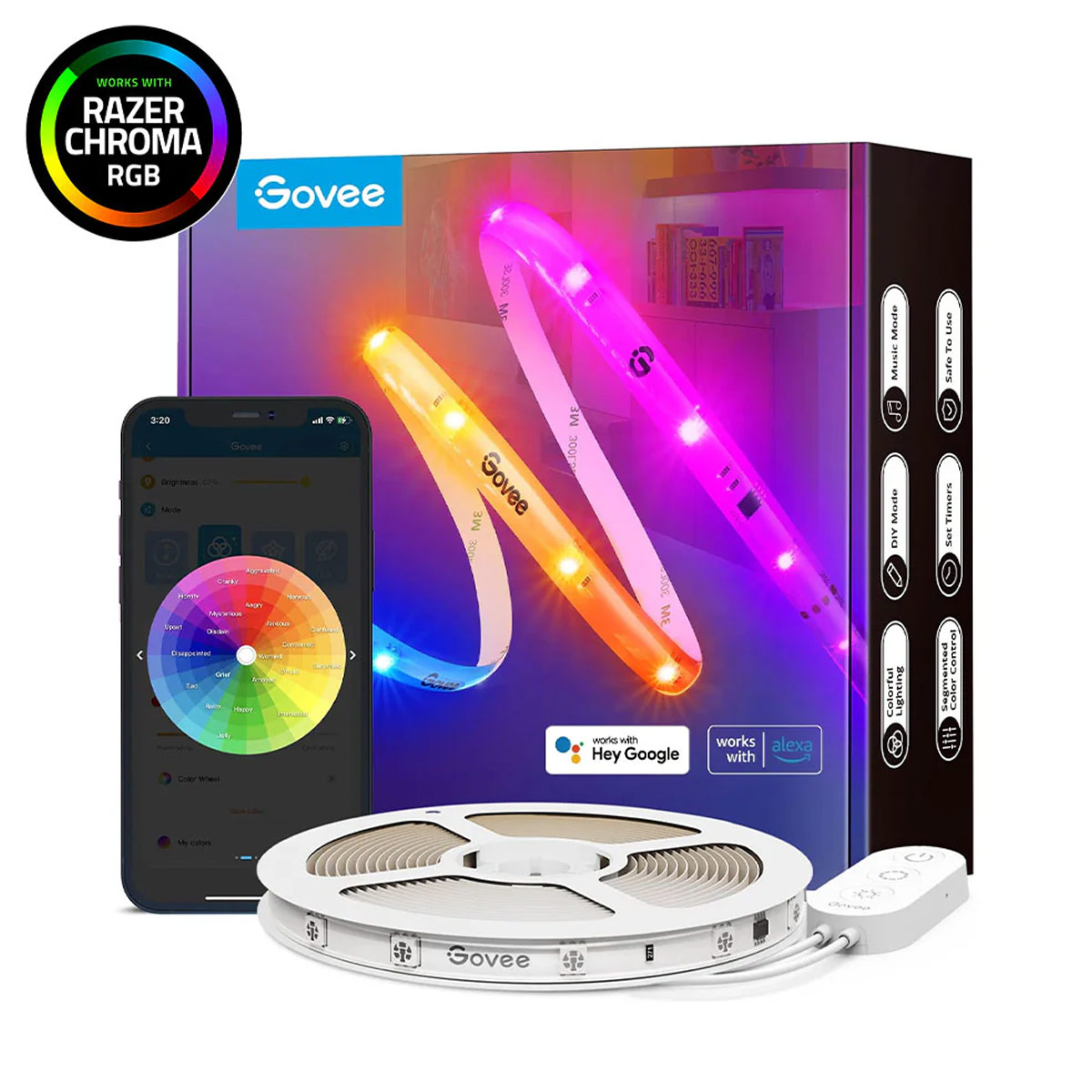 Govee Ταινία LED Τροφοδοσίας 24V RGBW Μήκους 5m - H618A