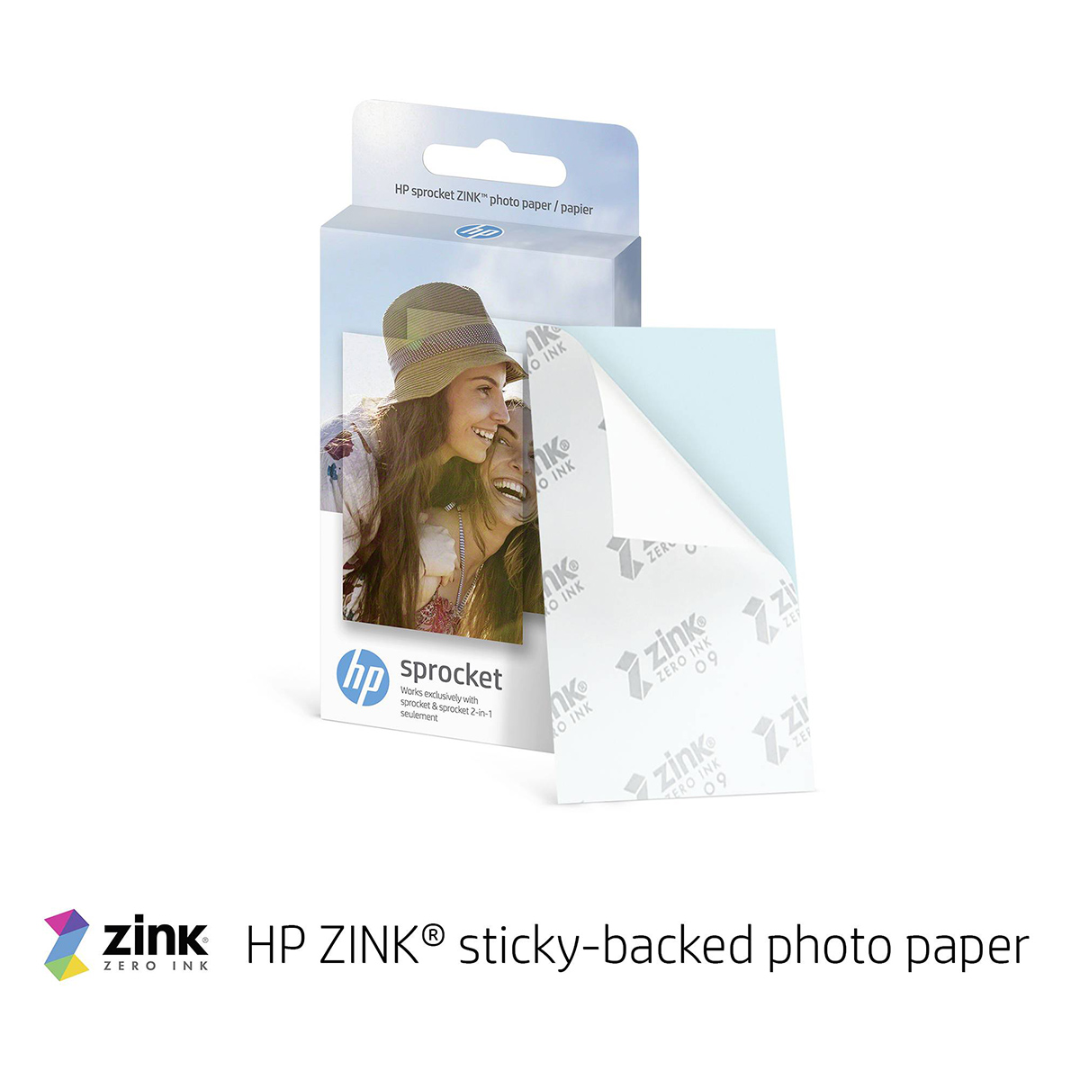 HP ZINK Paper 20 Pack 2x3