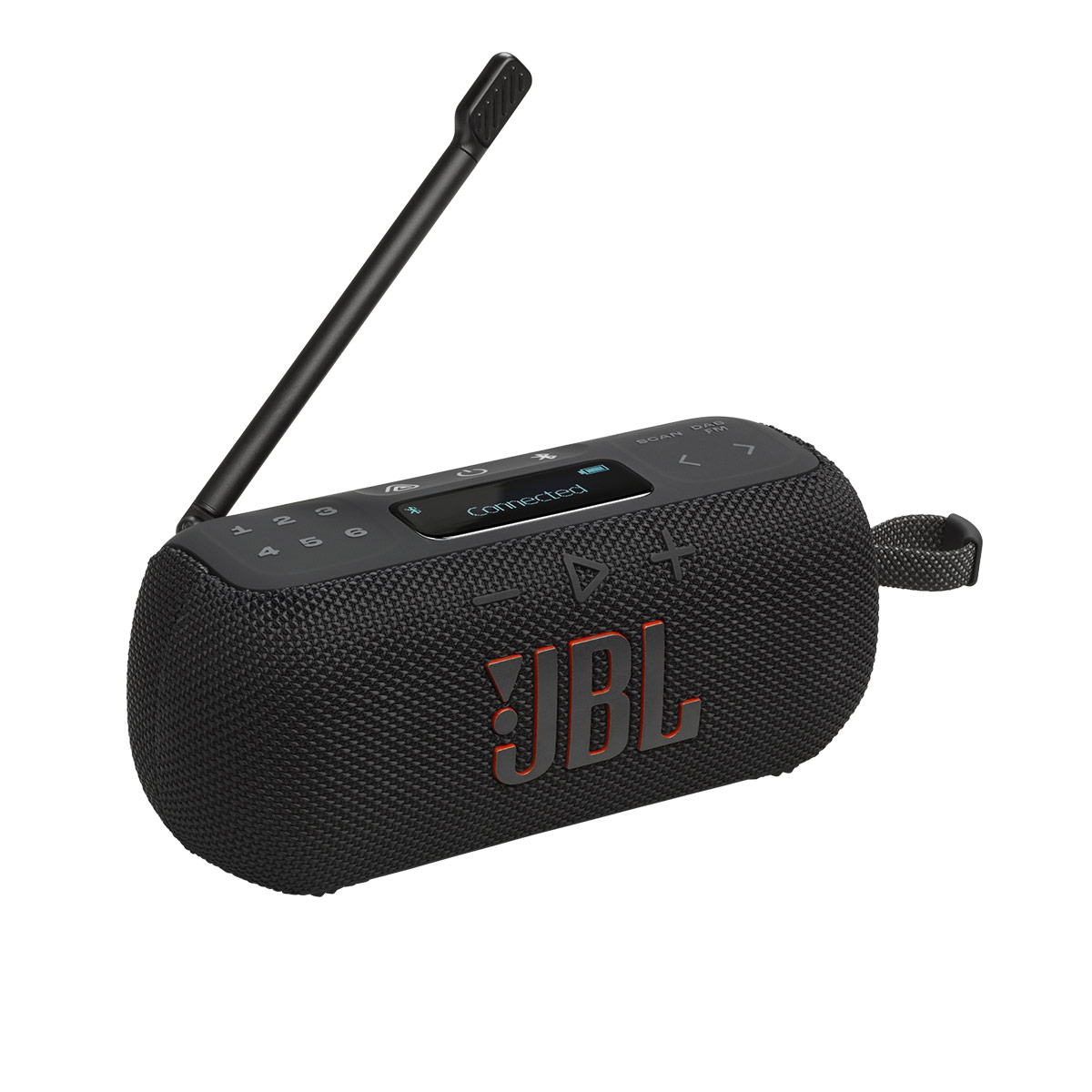 JBL Tuner 3, Bluetooth Speaker with DAB-FM Radio, Water-Dust proof IP68 (Black)