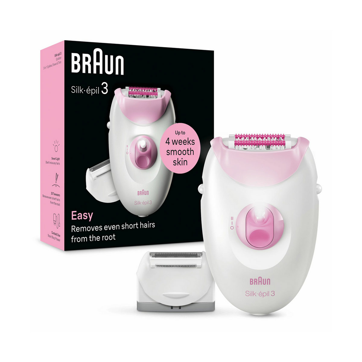 Braun Epilator 224963 , Silk-ιpil 3-031 Pink