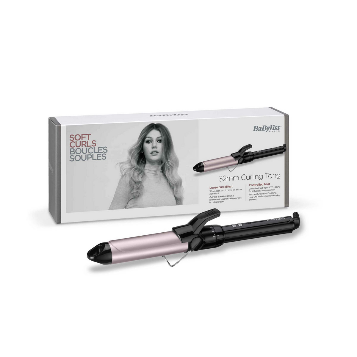 BaByliss Curling iron C332E , C332E Black