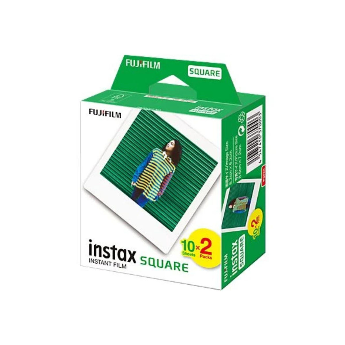 Fujifilm Paper 16921634 ,  instax SQUARE Double pack White