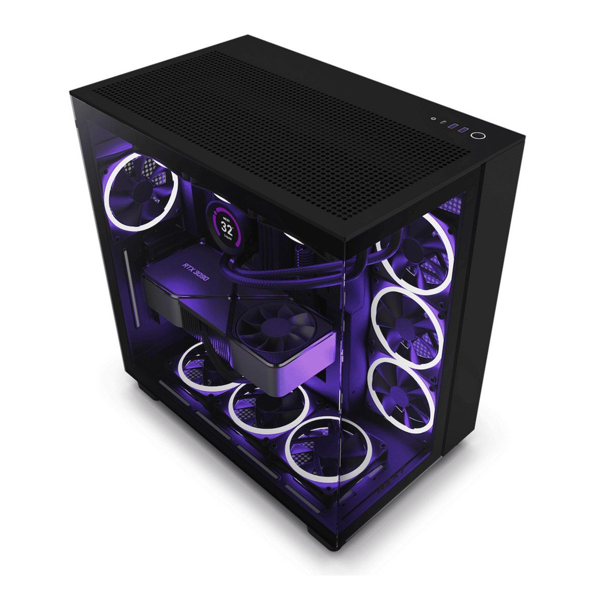 NZXT PC housing CM-H91FB-01 ,  H9 Flow Black
