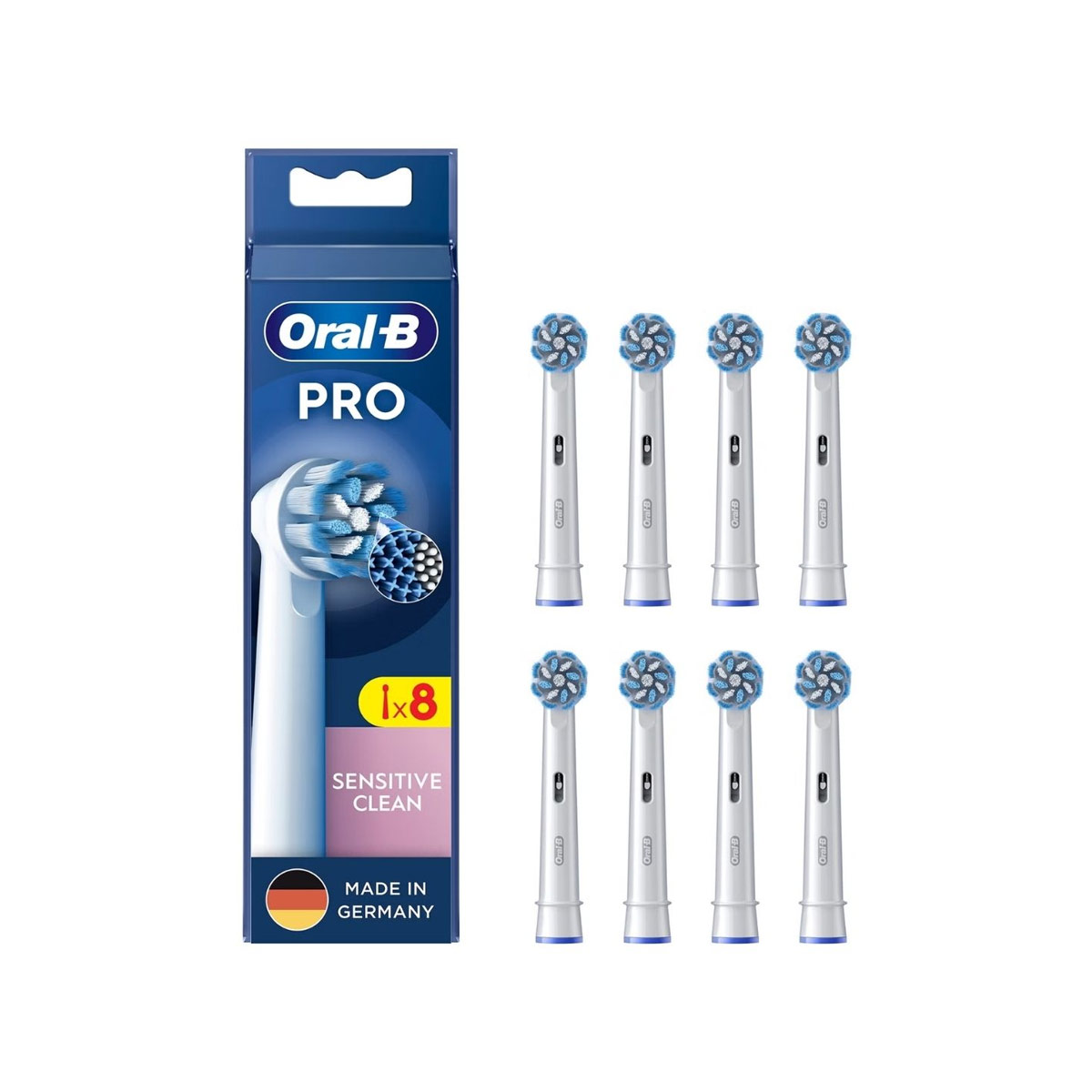 Oral-B Sonic toothbrush head 4210201395348 ,  8x Pulse 8-Pack White