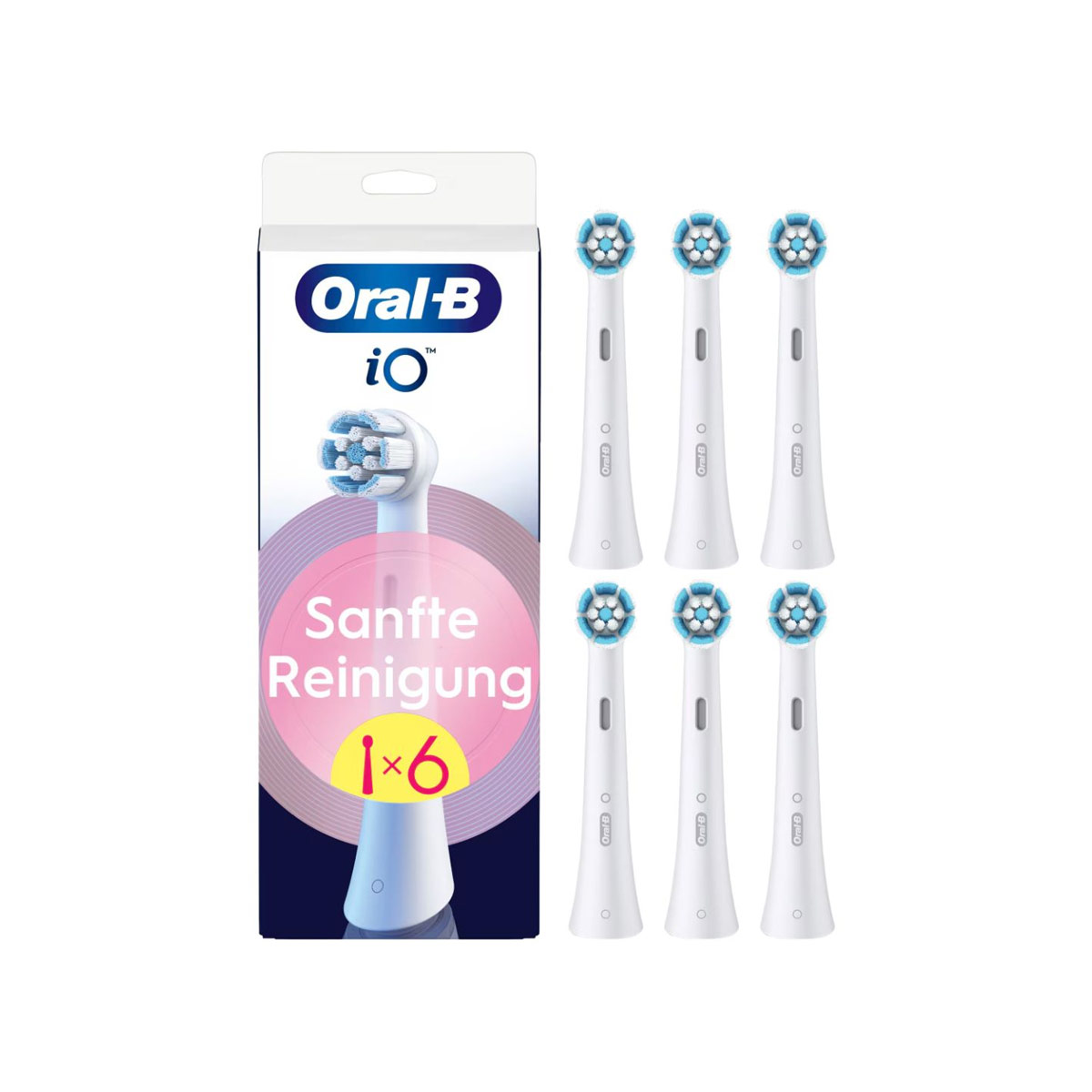 Oral-B Sonic toothbrush head 8700216194679 ,  iO Sanfte Reinigung 6-Pack White