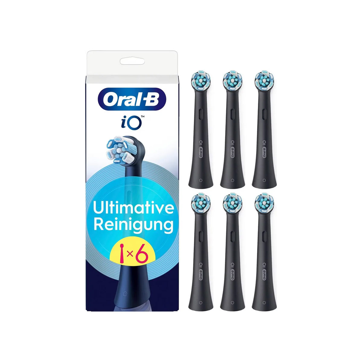 Oral-B Sonic toothbrush head 8700216194693 ,  iO Ultimative Reinigung 6-Pack Black