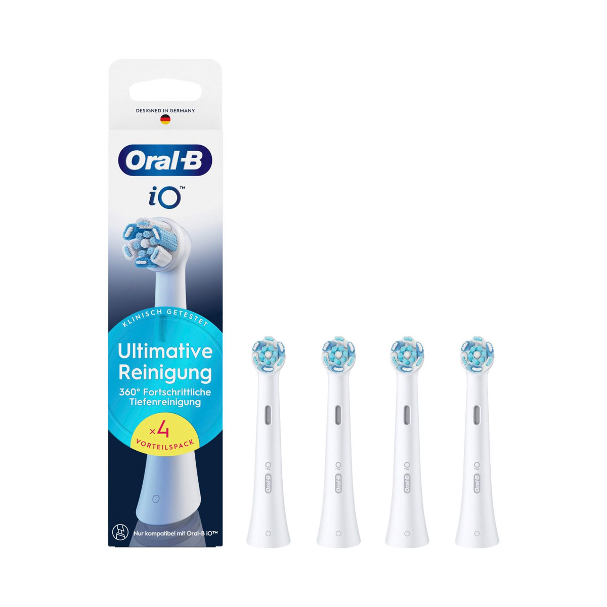 Oral-B Sonic toothbrush head 8700216195027 ,  iO Ultimative Reinigung 4-Pack White