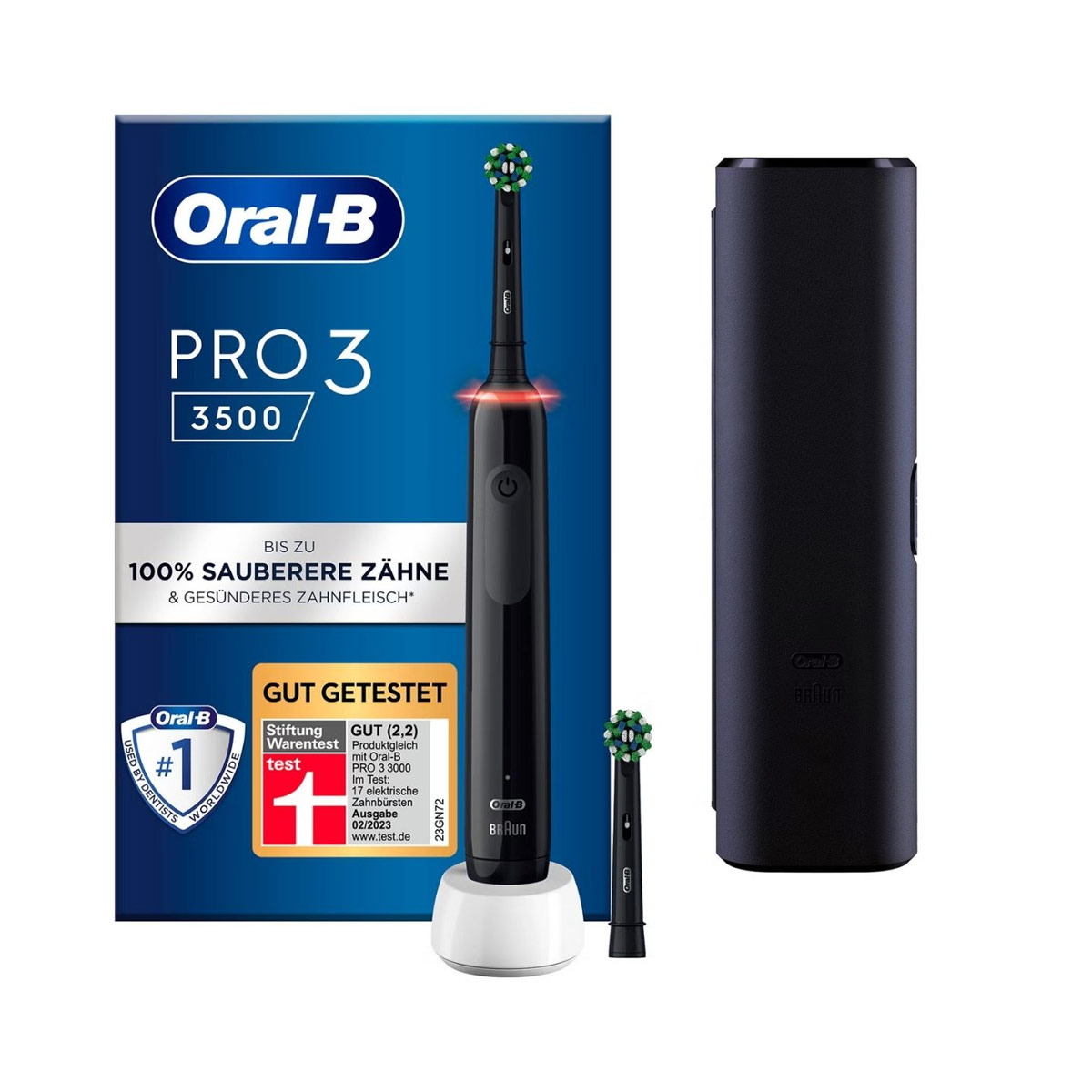 Oral-B Toothbrush 759790 ,  Pro 3 3000 Cross Action Black