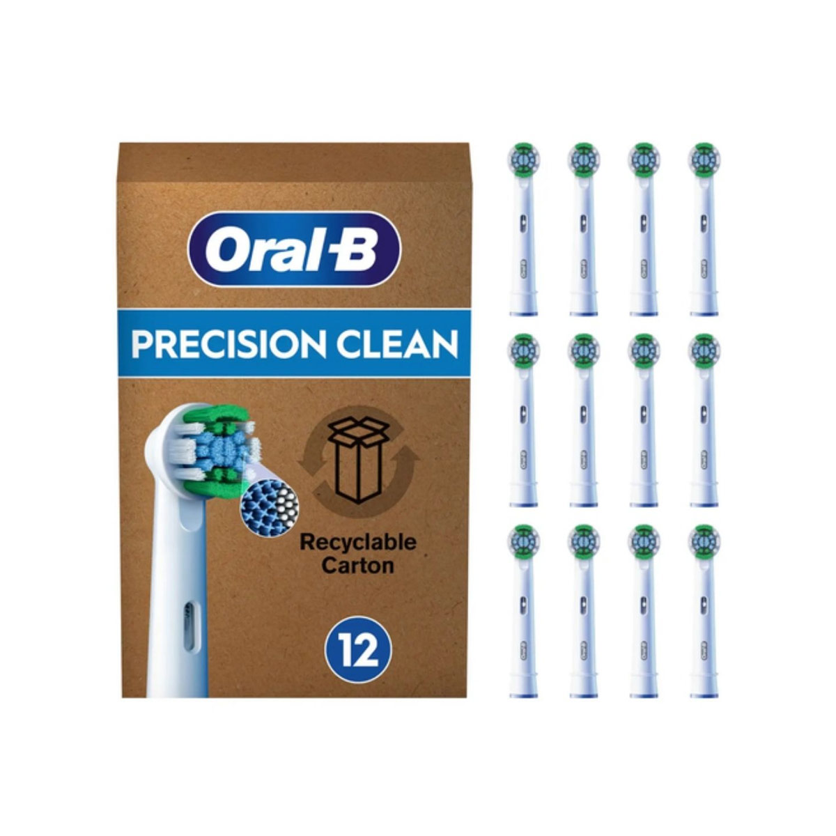 Oral-B Sonic toothbrush head 8006540855683 ,  12x Precis White