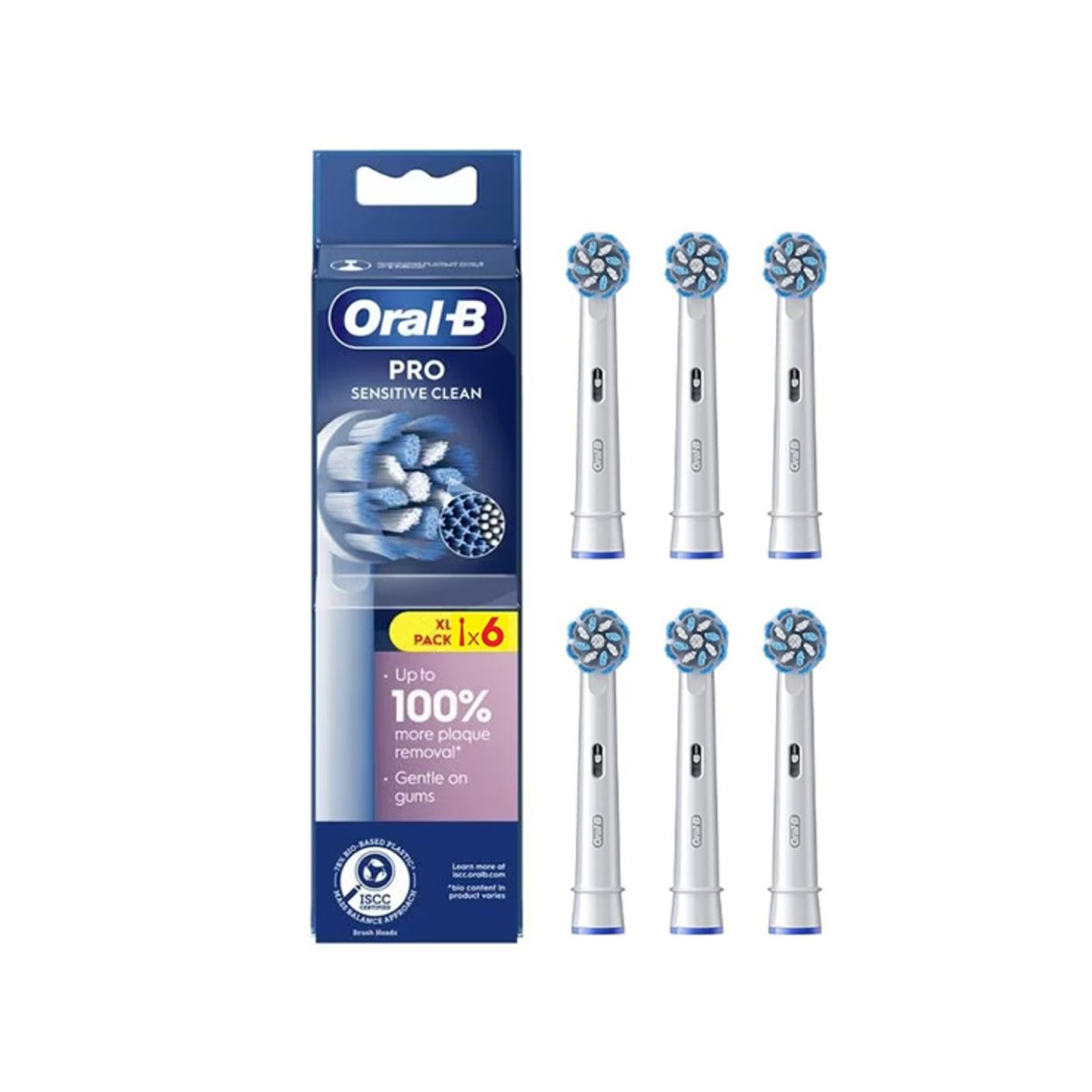 Oral-B Sonic toothbrush head 860717 ,  6x Sens 6-Pack White