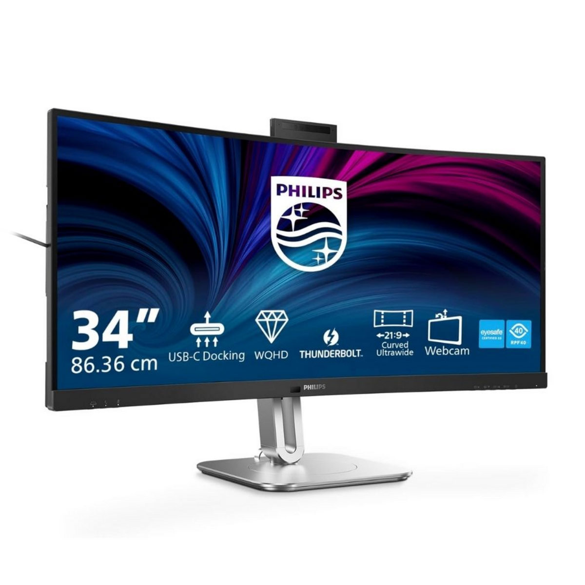 Philips Monitor 34B2U6603CH, 00 ,  34B2U6603CH  Silver, Black