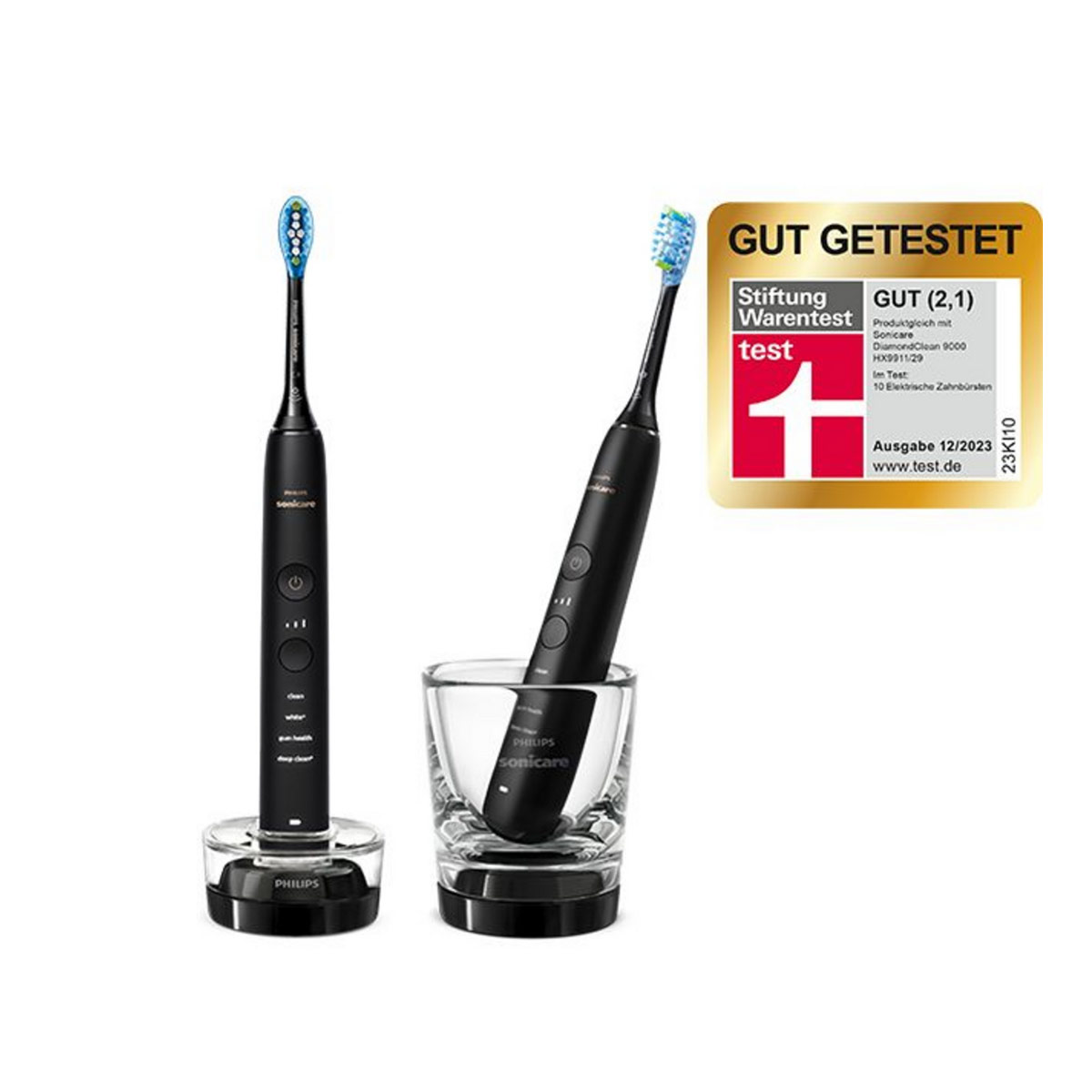 Philips Toothbrush HX9914, 54 ,  Sonicare  DiamondClean 9000  2-Pack Black
