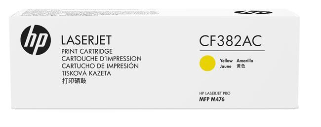 Toner Laser HP 312A LJ Pro 400 Yellow Contractual