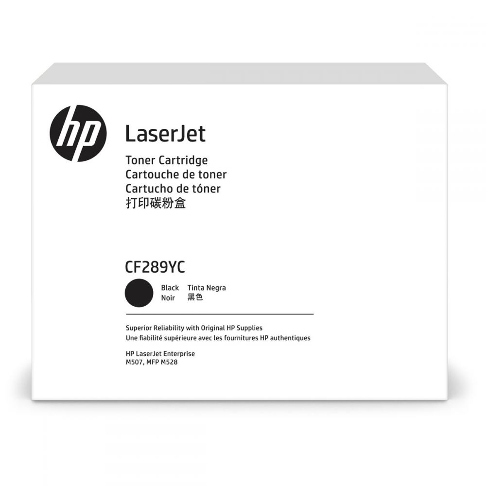HP 89Y Blk Contract LJ Toner Cartridge CF289YC (20K)