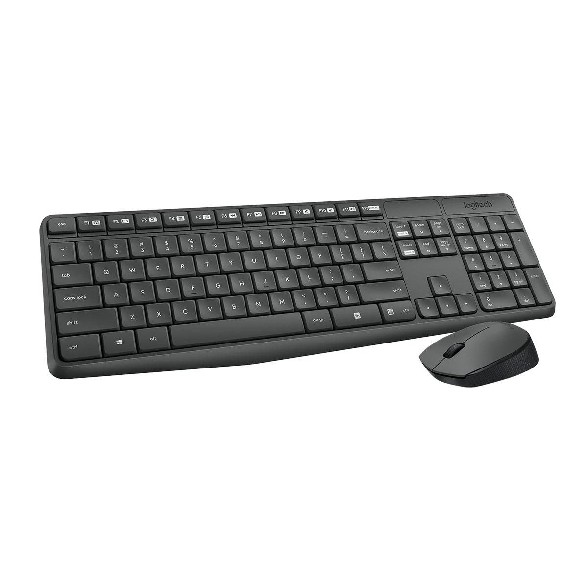 Logitech Mouse and keyboard set 920-007931, MK235 Black