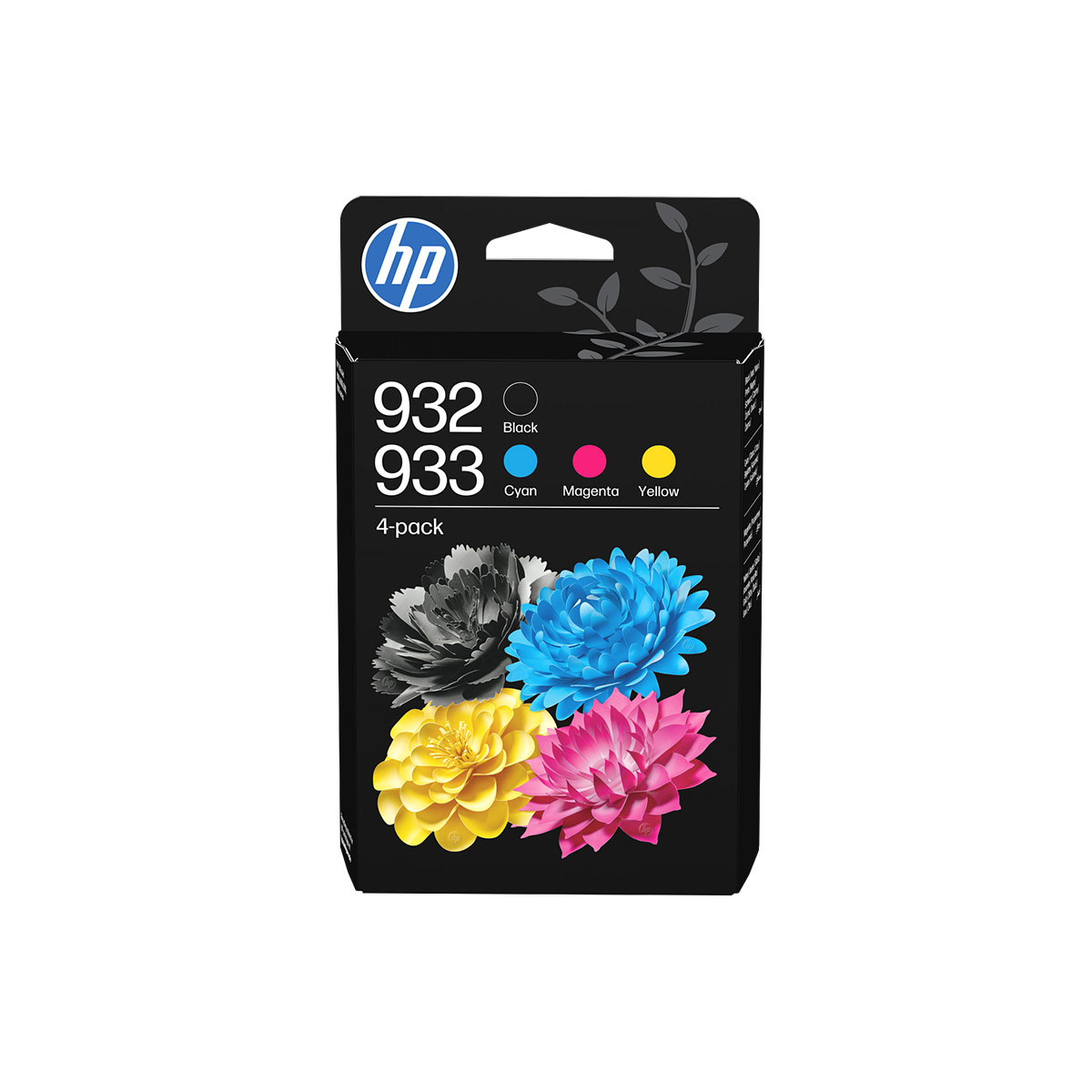 HP 932 Black - 933 Cyan_Magenta_Yellow 4-pack Original Inks