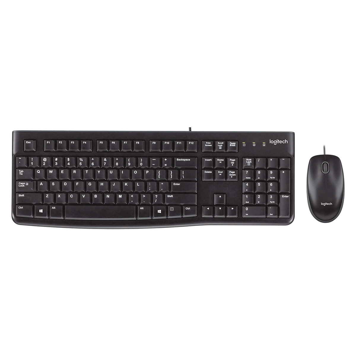 Logitech Mouse and keyboard set 920-002562  MK120 Black