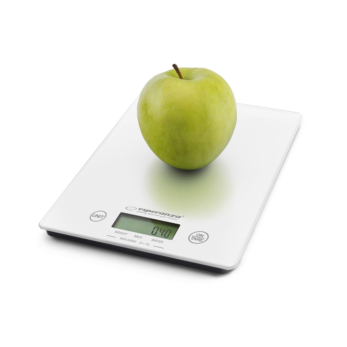 Esperanza Lemon Ψηφιακή Ζυγαριά Κουζίνας 1gr,5kg White EKS002W