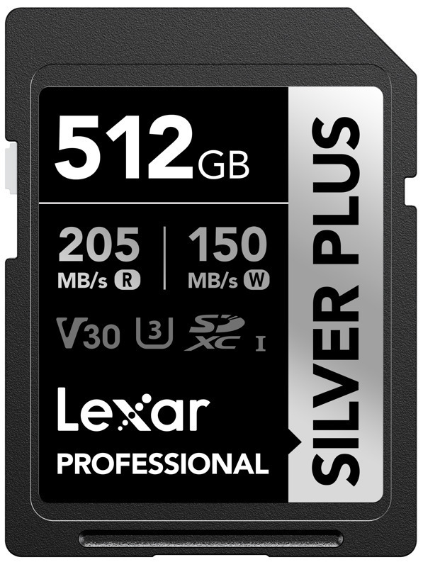 Lexar Professional Silver Plus 1066x Memory Card Lsdsipl512g-bnnng 512gb Sdxc Uhs-i U3 A2 V30