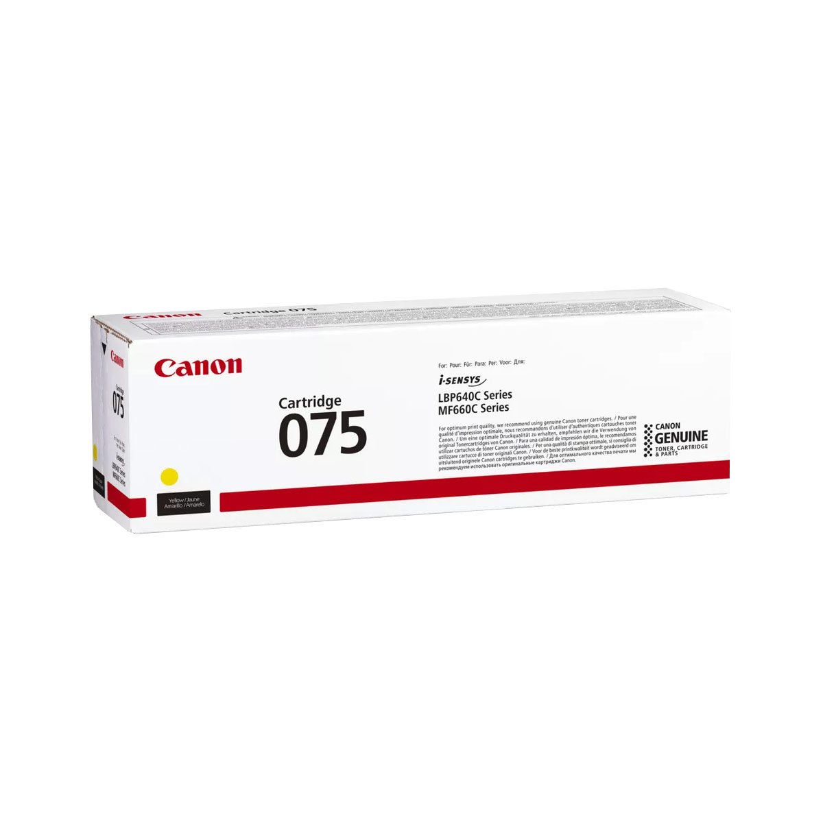 Canon 075 Yellow Toner